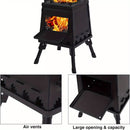 Wood-Burning Camping Stove Outdoor Grill