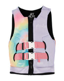 Jet Pilot Pfd Cause Girls F/e Yth Eco Vest Tie Dye