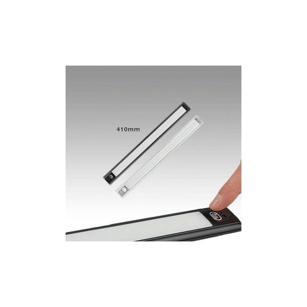 LED Autolamps 40410MCU Interior Strip Lamp with  On/Off Touch Switch 12 Volt, Single blister, Black Finish