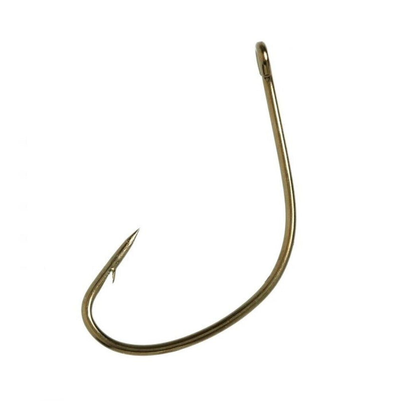 Bulk Box of 1000 Eagle Claw Lazer Sharp L141 Bronze Kahle Wide Gap Fishing Hooks