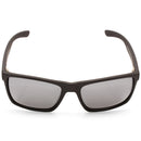 Dirty Dog Volcano Satin Black/Grey-Silver Mirror Polarised Sunglasses