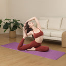 Centra Yoga Mat Non-Slip Fitness Exercise Workout Home Pilates & Floor Purple