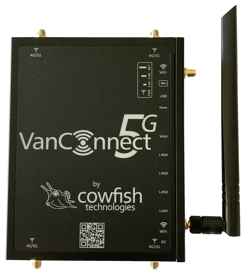 Cowfish VanConnect 5G Premium Package - caravan internet