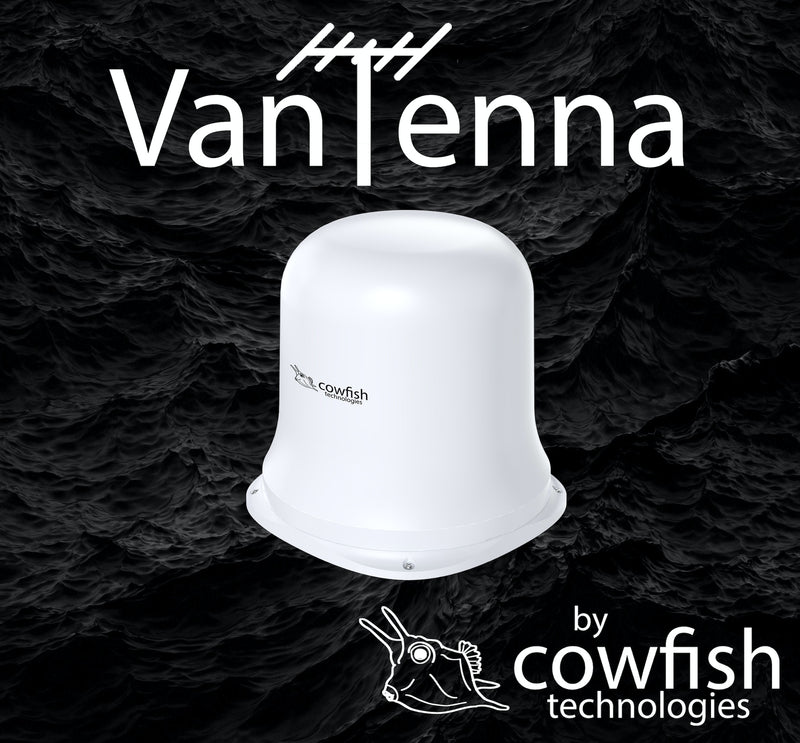 Cowfish VanTenna Premium Package - HDTV antenna, complete package