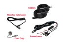 SafetyDave 7" AHD Mirror Rear Vision Kit (92° AHD Eyeball Camera)