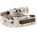 VP Components Silver Alloy Body and Cage MTB Bike Pedal Set 9/16" Inch