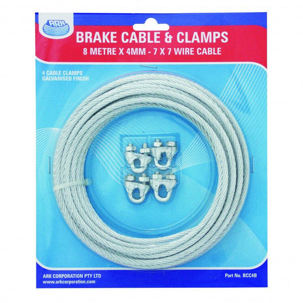 ARK Brake Cable & Clamps  BCC4B