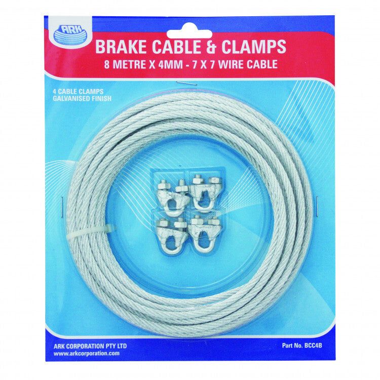ARK Brake Cable & Clamps  BCC4B