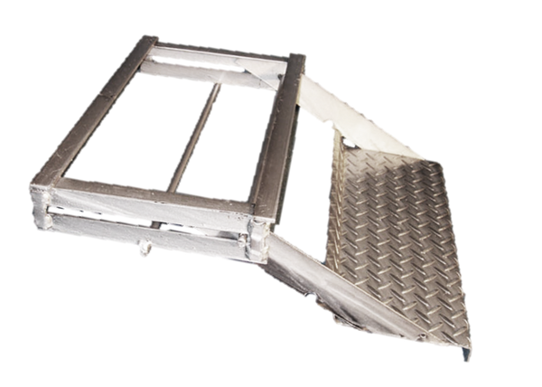 Caravan Step Single Low Profile 455X170MM