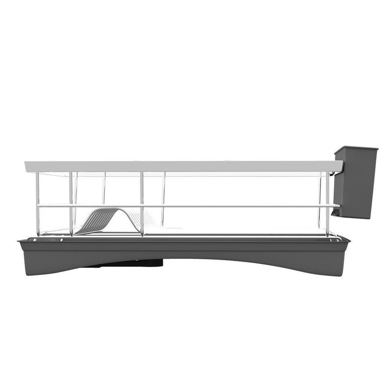 Toque Dish Drying Rack Plate Drainer Cup Holder Cutlery Tray Kitchen Organizer