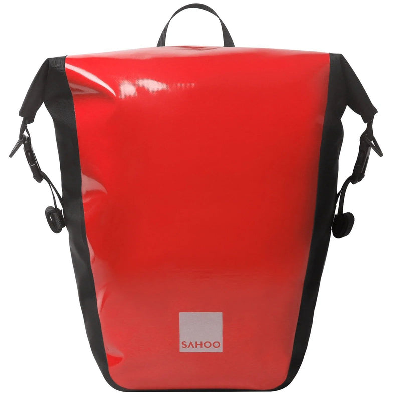 Sahoo 20L Single Rear Pannier Bike Bag - Size  40 x 33 x 17cm Red