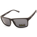 North Beach Clipper Satin Black/Grey Unisex Polarised Sunglasses