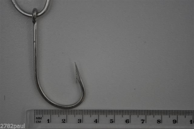 Wilson Heavy Duty Mackerel Fishing Rig 3x8/0 Hook-Setup-105lb Single Strand Wire