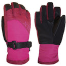 XTM Zoom Kids Snow Ski Winter Gloves Berry Pink