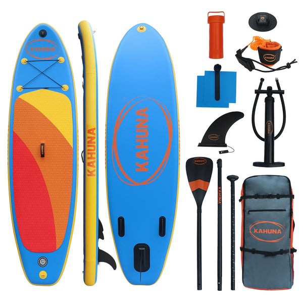 Kahuna Hana Inflatable Stand Up Paddle Board 10FT w/ iSUP Accessories