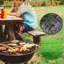 Under Grill Mat Fireproof Fire Pit