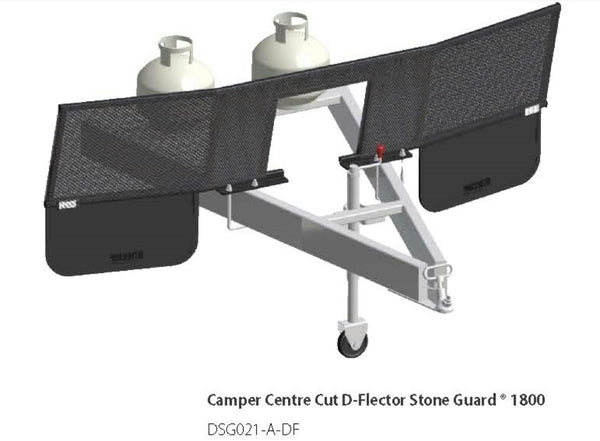 D-Flector Camper Centre Cut-Out Stone Guard 1800mm