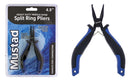 Mustad 4.5 Inch Heavy Duty Needle Nose Split Ring Pliers - Stainless Steel