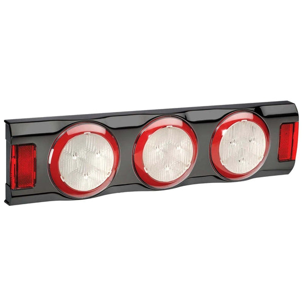 Narva 12 Volt LED Rear Direction Indicator & Twin Stop/Tail Lamps, Black, RH