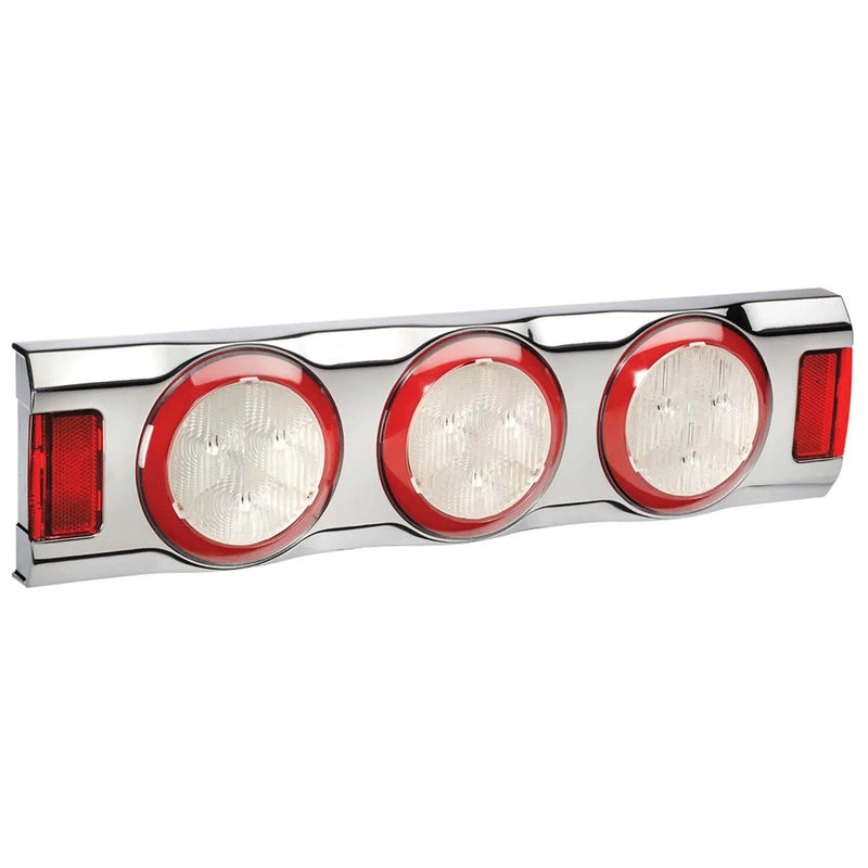 Narva 12 Volt LED Rear Direction Indicator & Twin Stop/Tail Lamps, Chrome, LH