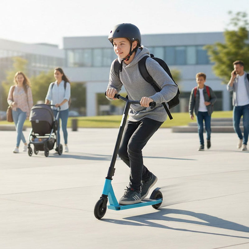Monvelo Stunt Scooter for 8+ Kids Adult 360° Freestyle Trick Scooter Max 100kg