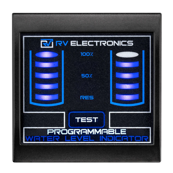 RV Electronics Programmable LED water level indicator Double tank