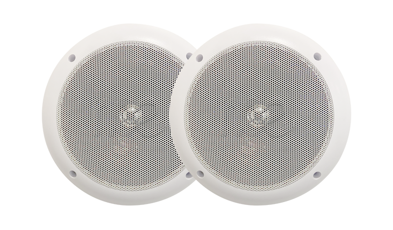 NCE Premium Series 6.5" Two-Way Coaxial Internal Speakers - White