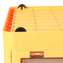 Storage Organiser Large Box Stackable Containers 5 Side Open Foldable Wheels