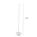 Levede Coat Rack Hat Clothes Stand Hanger Garment Hook Tree Rail Organizer White