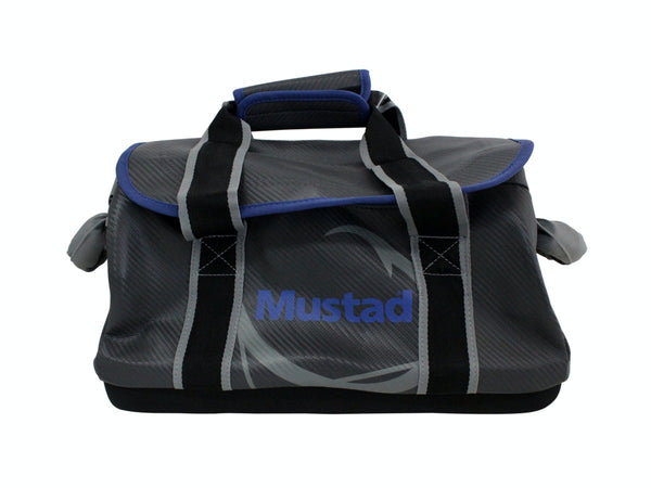 Mustad 18 Inch Water Resistant Boat Bag - Graphite Grey Fishing Tackle Bag