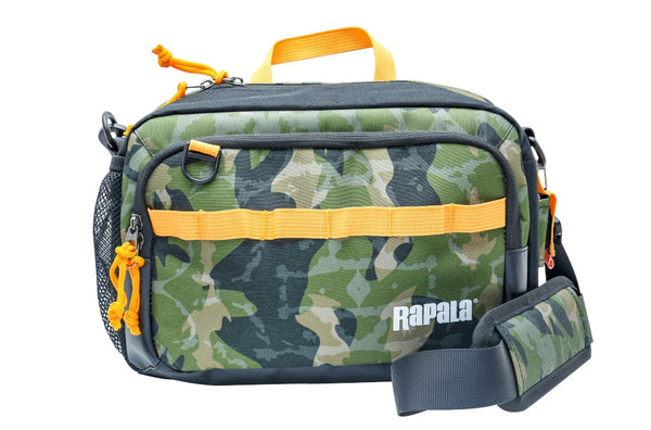 Rapala Jungle Messenger Fishing Tackle Bag with 3 Tackle Trays