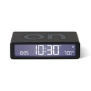 Lexon Flip Classic Reversible Alarm Clock - Black