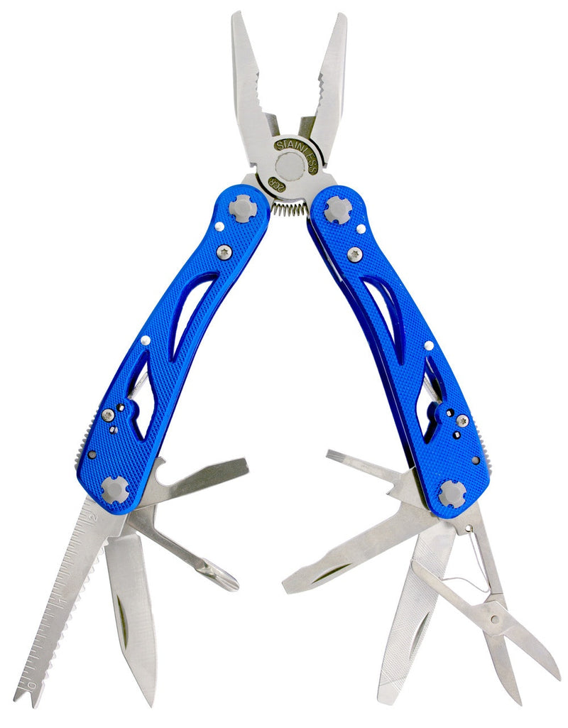 Mustad 14 in 1 Multipurpose Fishing Pliers with Pouch - Angler's Multi-Tool