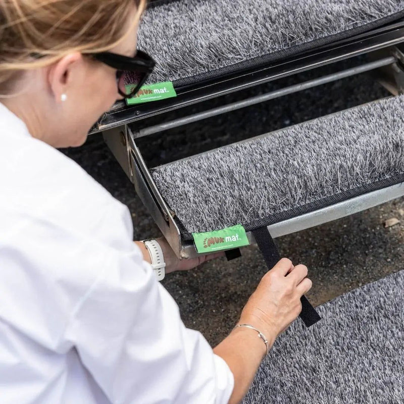 Muk mat Pull-Out Caravan Step Dark Grey 51x20cm