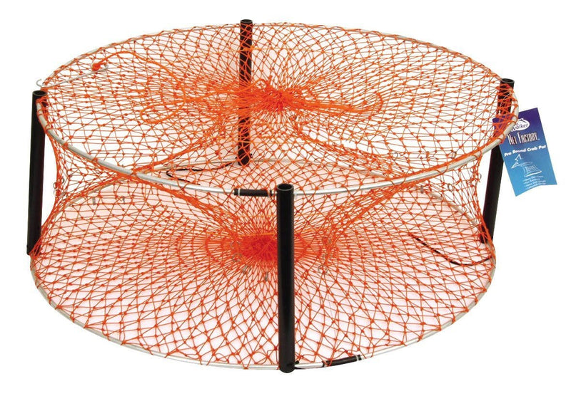 5 x Jarvis Walker Heavy Duty Pro Round Crab Traps-Bulk Pack of 4 Entry Crab Pots