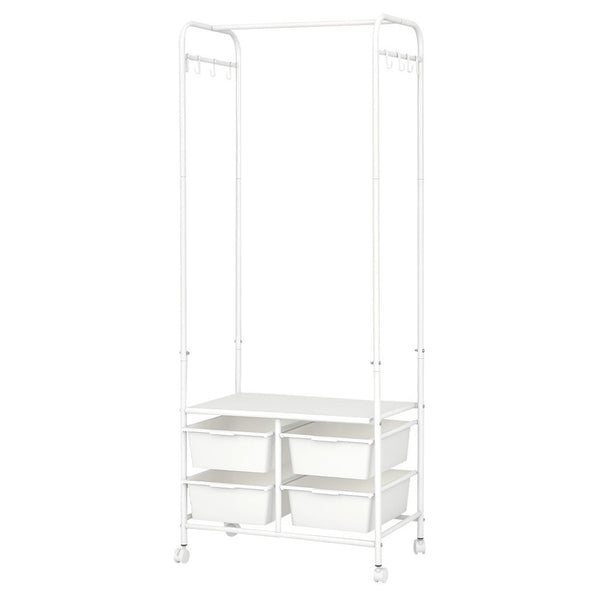 Levede Clothes Rack Stand Heavy Duty Steel Hanging Garment Organizer Coat 63cm