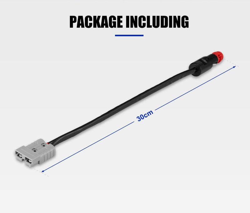 Atem Power 50A Anderson Style Plug To Cigarette Socket Adapter Plug Cable Lead