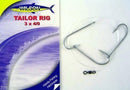 Wilson Tailor Fishing Rig 3x4/0 Hook-Setup - 40lb Clear Mono Leader