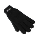 Dents 3M Thinsulate Black Gloves - Knitted Winter Snow/Ski Polar Fleece Thermal