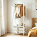 Levede Clothes Rack Stand Heavy Duty Steel Hanging Garment Organizer Coat 63cm
