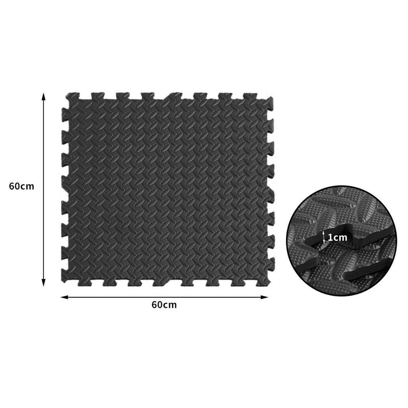 Centra 12x EVA Foam Mat Interlocking Floor Mats Gym Flooring Heavy Duty 60X60cm