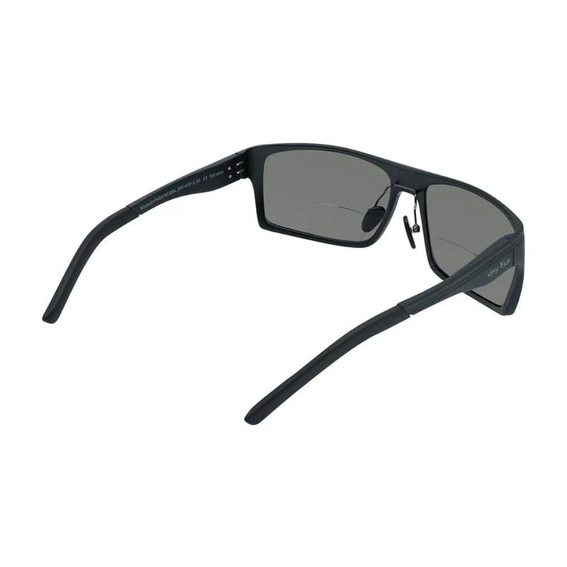 Ugly Fish Blizzard PN24040 +2.50 Bifocal Black Frame/Smoke Lens Sunglasses