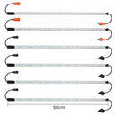 6Pcs 12V LED Strip Light Bar Waterproof Amber White for Boat Car RV Camping Tent