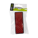 COAST RV 12-24V Low Profile LED Reflector - 100mm x 38mm - Red