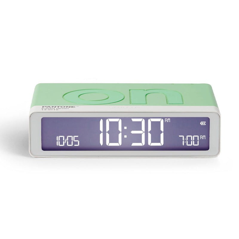 Lexon GIFT Set PANTONE - Includes Mino+ Mini Speaker, Flip Classic Clock, Mina M Lamp, Thykho 3  Speaker - Green
