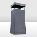 San Hima Awning Shower Tent Fold-Out Instant Ensuite Built-in LED Camping Change