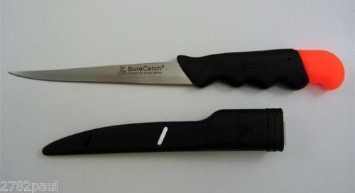 Surecatch Blade Master 6 Inch Floating Fishing Knife - Stainless Steel