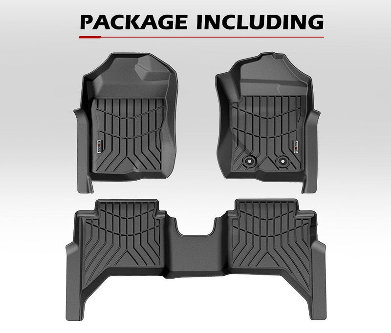 KIWI MASTER 3D TPE Car Floor Mat for Ford Ranger 2023+ Next Gen