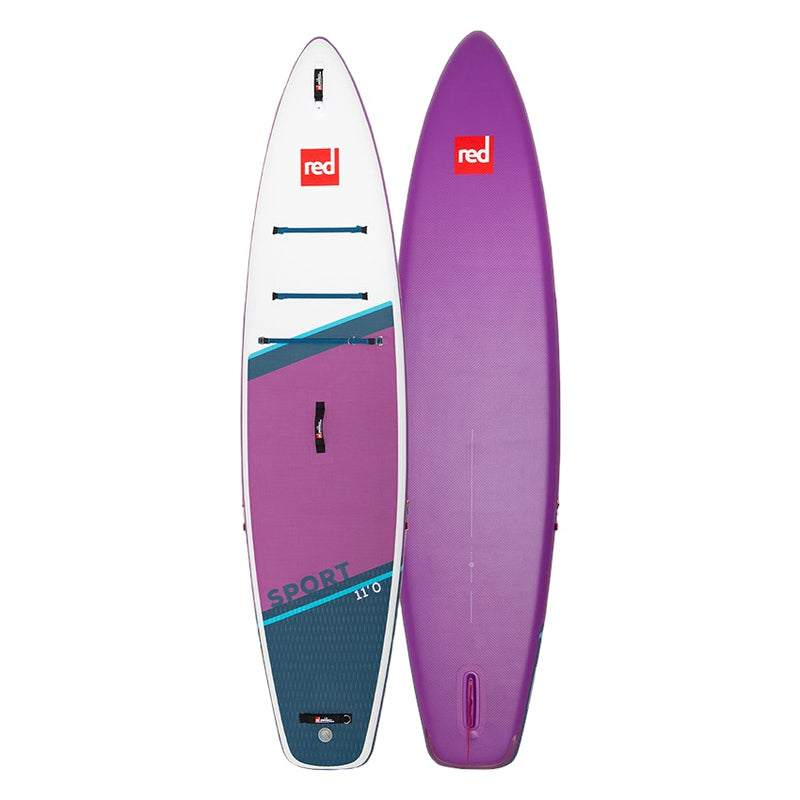 11'0" Sport Purple MSL Inflatable Paddle Board Package