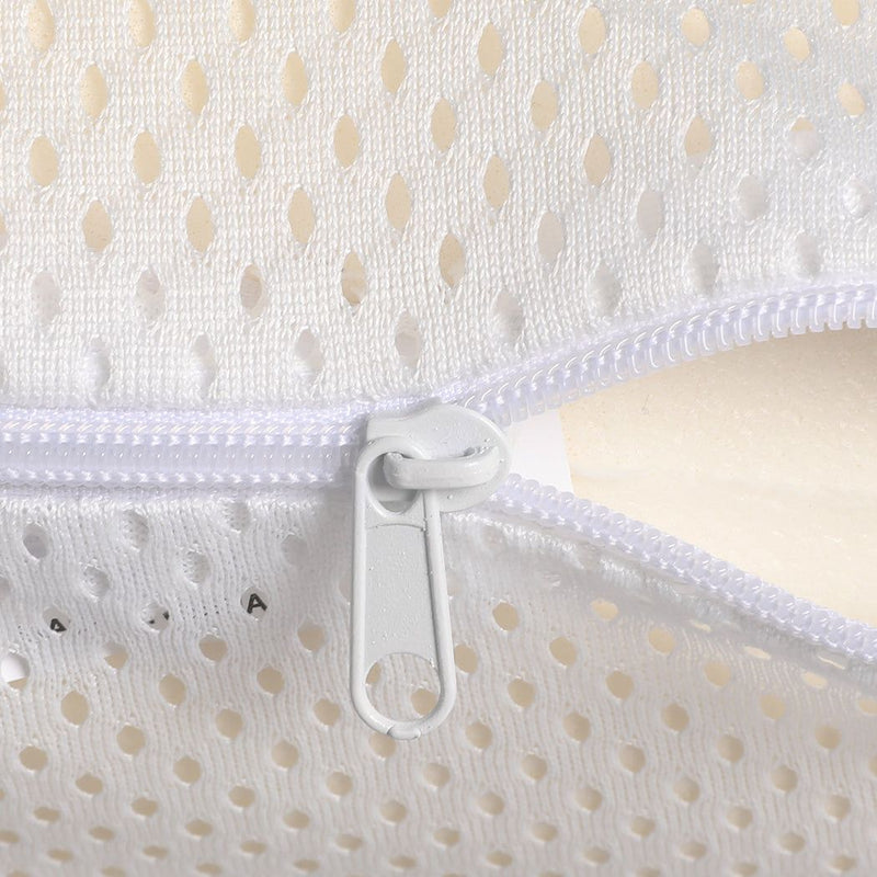 Dreamz Natural Latex Pillow High Low Side Washable Case Anti Bacteria Luxurious